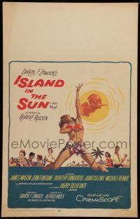7c228 ISLAND IN THE SUN WC '57 James Mason, Joan Fontaine, Dorothy Dandridge, Harry Belafonte