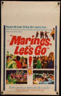 7c257 MARINES LET'S GO WC '61 Raoul Walsh, the fun-filled saga of those wonderful guys!