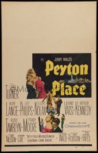 7c293 PEYTON PLACE WC '58 Lana Turner, from the novel of small town life by Grace Metalious!