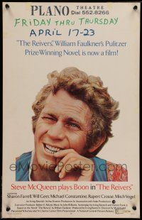 7c315 REIVERS WC '70 close up of rascally Steve McQueen, from William Faulkner's novel!
