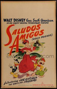 7c325 SALUDOS AMIGOS WC '44 Walt Disney goes South American with Donald Duck & Joe Carioca!