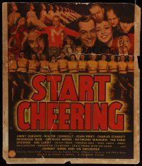 7c346 START CHEERING WC '37 Three Stooges Moe, Larry & Curly, Jimmy Durante, sexy girls & more!