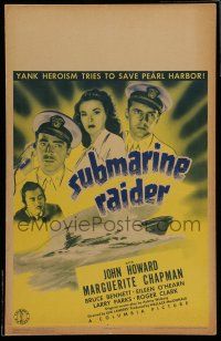 7c353 SUBMARINE RAIDER WC '42 Yanks heroically saving Pearl Harbor from the Japanese!