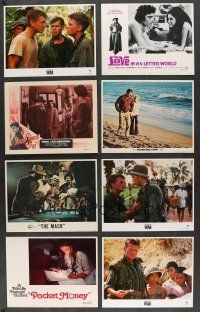 7d037 LOT OF 35 LOBBY CARDS '50s-80s great scenes from a variety of different movies!