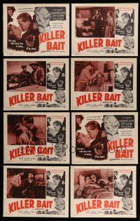 7d038 LOT OF 24 RE-RELEASE LOBBY CARDS '50s scenes from Killer Bait & Sinners Holiday!