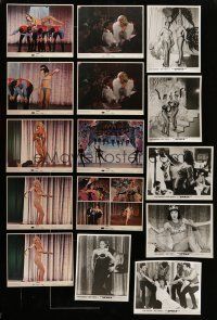 7d060 LOT OF 23 SPREE COLOR AND BLACK & WHITE 8x10 STILLS AND 1 ONE-SHEET '67 great sexy images!