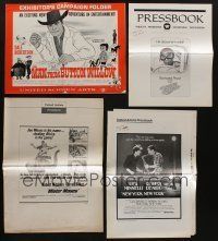 7d071 LOT OF 17 CUT PRESSBOOKS '60s-80s cool advertising images from a variety of movies!