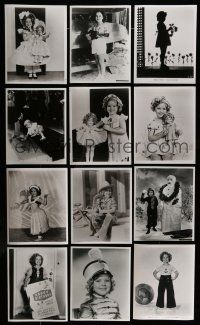 7d103 LOT OF 121 SHIRLEY TEMPLE REPRO PHOTOS '80s an incredible collection of portraits!