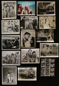 7d131 LOT OF 71 COLOR AND BLACK & WHITE 1950s 8x10 STILLS '50s a variety of movie scenes!