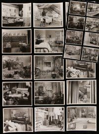 7d142 LOT OF 23 NIGHT & DAY SET REFERENCE 8x10 STILLS '46 cool movie sets with visible clapboard!