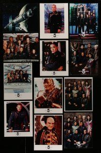 7d125 LOT OF 12 BABYLON 5 COLOR 8x10 REPRO STILLS '00s posed portraits of the entire cast & more!
