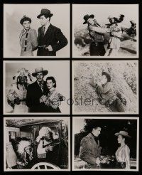 7d128 LOT OF 6 8x10 REPRO STILLS FROM SERIALS '80s great scenes from western & crime serials!