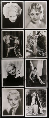 7d116 LOT OF 30 THELMA TODD REPRO STILLS '80s great portraits of the pretty star!