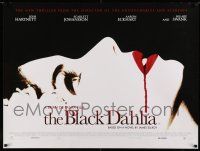 7f500 BLACK DAHLIA British quad '06 directed by Brian De Palma, Josh Hartnett, Scarlett Johansson!