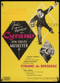 7f616 CYRANO DE BERGERAC Danish '53 different images of Jose Ferrer in the title role!