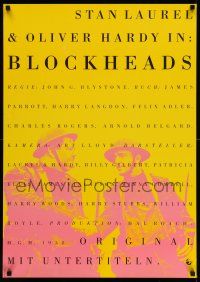 7f159 BLOCK-HEADS German R90s Stan Laurel & Oliver Hardy, Hal Roach!