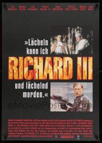 7f185 RICHARD III German '96 Ian McKellen, Annette Bening, Robert Downey Jr., Shakespeare!