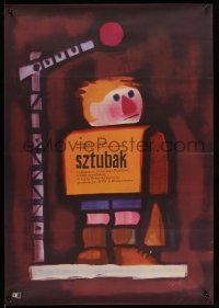 7f747 PRVAK Polish 23x33 '62 Vladislav Pavlovic, colorful Jerzy Flisak art of kid!