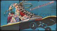 7f315 GLEAMING THE CUBE Russian 32x58 '90 Christian Slater, Tony Hawk, skateboarding art!