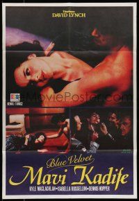 7f121 BLUE VELVET Turkish '86 directed by David Lynch, sexy Isabella Rossellini, Kyle McLachlan!