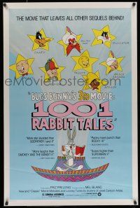7g008 1001 RABBIT TALES 1sh '82 Bugs Bunny, Daffy Duck, Porky Pig, Chuck Jones cartoon!