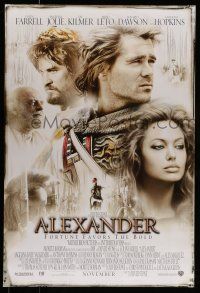 7g021 ALEXANDER advance DS 1sh '04 directed by Oliver Stone, Colin Farrell in title role!