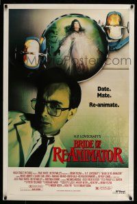 7g108 BRIDE OF RE-ANIMATOR 1sh '90 H.P. Lovecraft horror, in a comic way, great image!