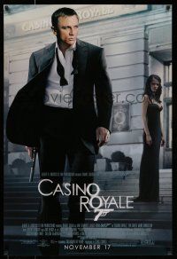 7g117 CASINO ROYALE advance 1sh '06 Daniel Craig as James Bond & sexy Eva Green!