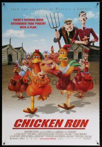 7g129 CHICKEN RUN DS 1sh '00 Peter Lord & Nick Park claymation, poultry with a plan!