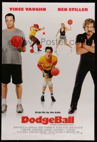 7g195 DODGEBALL style C int'l DS 1sh '04 Vince Vaughn, Ben Stiller, Rip Torn, a true underdog story