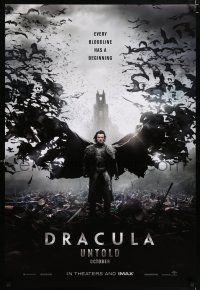 7g202 DRACULA UNTOLD teaser DS 1sh '14 every bloodline has a beginning, vampires!