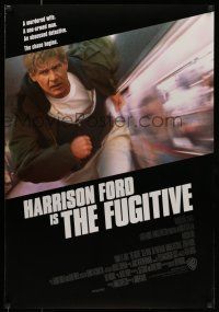 7g260 FUGITIVE int'l 1sh '93 Harrison Ford is on the run from Tommy Lee Jones!