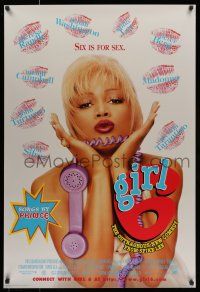 7g271 GIRL 6 style B int'l DS 1sh '96 Spike Lee directs & stars, Theresa Randle, Six is for Sex!