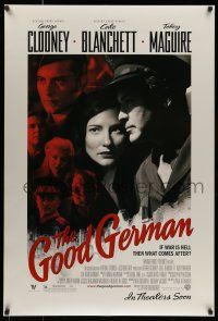 7g280 GOOD GERMAN advance DS 1sh '06 Steven Soderbergh directed, Clooney & pretty Cate Blanchett!