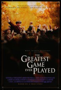 7g290 GREATEST GAME EVER PLAYED DS 1sh '05 directed by Bill Paxton, Shia Labeouf, golf!