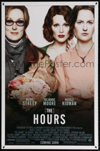7g326 HOURS advance 1sh '02 Nicole Kidman as Virginia Woolf, Meryl Streep, Julianne Moore!