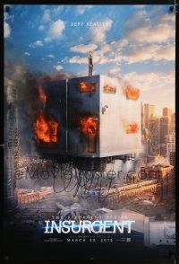 7g365 INSURGENT cube style teaser DS 1sh '15 The Divergent Series, cool sci-fi image, defy reality!