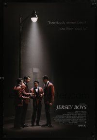 7g388 JERSEY BOYS int'l advance DS 1sh '14 John Lloyd Young as Frankie Valli, The Four Seasons!