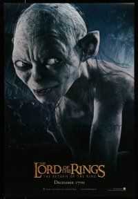 7g435 LORD OF THE RINGS: THE RETURN OF THE KING teaser DS 1sh '03 Andy Serkis as Gollum!