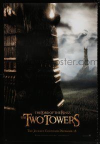7g441 LORD OF THE RINGS: THE TWO TOWERS teaser 1sh '03 Peter Jackson epic, J.R.R. Tolkien!