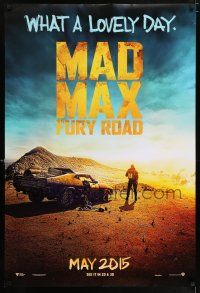 7g447 MAD MAX: FURY ROAD teaser DS 1sh '15 Tom Hardy in the title role as the legendary character!