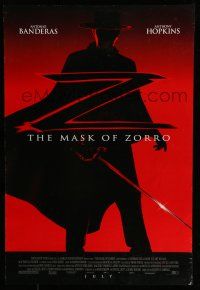 7g470 MASK OF ZORRO advance DS 1sh '98 Antonio Banderas, Catherine Zeta-Jones, Anthony Hopkins
