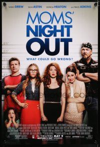 7g515 MOMS' NIGHT OUT advance DS 1sh '14 Sean Astin, Sarah Drew, Patricia Heaton, Trace Adkins!