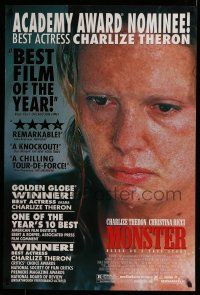 7g517 MONSTER reviews DS 1sh '04 Charlize Theron as serial killer, Christina Ricci!