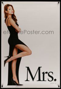 7g525 MR. & MRS. SMITH style B teaser 1sh '05 full-length super sexy Angelina Jolie!