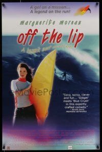 7g562 OFF THE LIP 1sh '04 Marguerite Moreau, Mackenzie Astin, girl on a surfing mission!