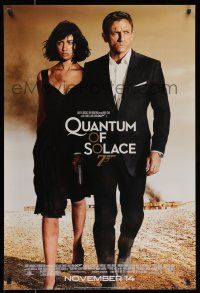 7g611 QUANTUM OF SOLACE advance 1sh '08 Daniel Craig as James Bond, sexy Olga Kurylenko!