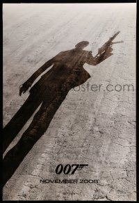 7g617 QUANTUM OF SOLACE teaser DS 1sh '08 Daniel Craig as James Bond, cool shadow image!