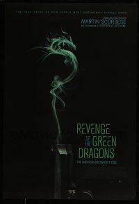 7g636 REVENGE OF THE GREEN DRAGONS DS 1sh '14 Martin Scorsese produced, Justin Chon, smoking gun!