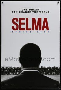 7g672 SELMA teaser DS 1sh '14 Oyelowo as Dr. Martin Luther King Jr., Gooding Jr., Roth, Ribisi!